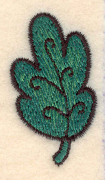Embroidery Design: Leaf large 0.98"w X 1.73"h