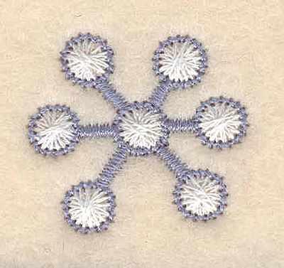 Embroidery Design: Snowflake1.10w X 1.00h
