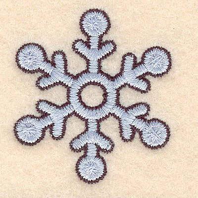 Embroidery Design: Snowflake B1.80"H x 1.59"W