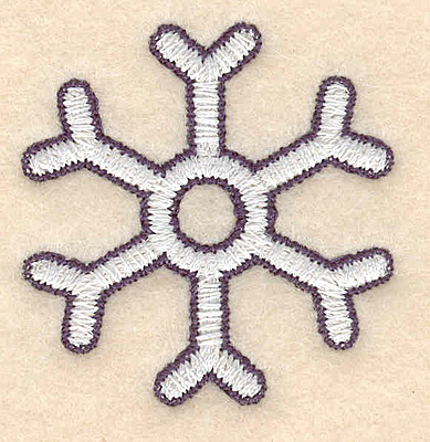 Embroidery Design: Snowflake small1.72"H x 1.67"W
