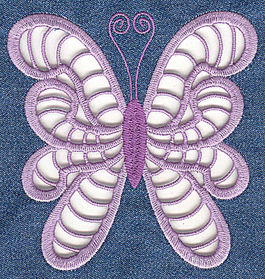 Embroidery Design: Cutwork Butterfly D large 4.81w X 4.94h