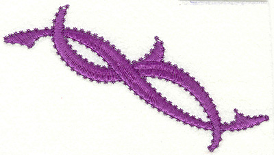 Embroidery Design: Paisley Ribbon M Large4.13" x 6.93"