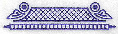 Embroidery Design: Elegant border 1 large 4.98w X 1.25h