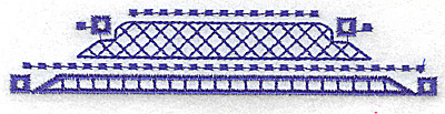 Embroidery Design: Elegant border 3 large 4.92w X 0.99h