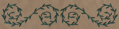 Embroidery Design: Decorative Vine 311.51" x 2.35"