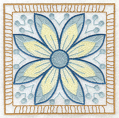 Embroidery Design: Flower 2 large 4.94W X 4.94H