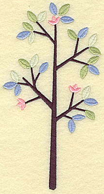 Embroidery Design: Tree large 6.95w X 3.66h