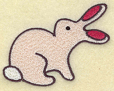 Embroidery Design: Rabbit 3.16w X 2.37h