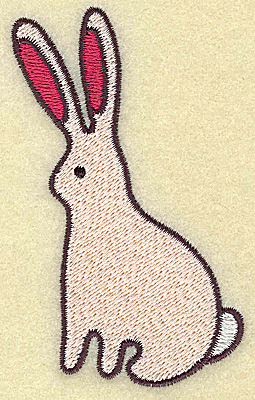 Embroidery Design: Rabbit 2.40w X 3.80h