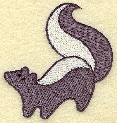 Embroidery Design: Skunk  3.28w X 3.48h