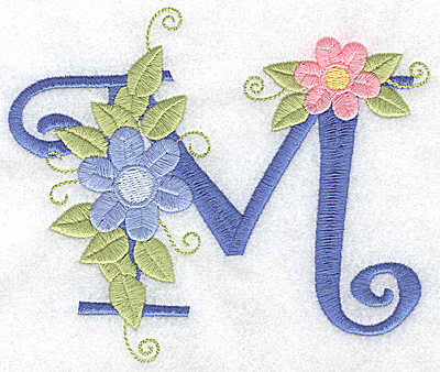 Embroidery Design: M large 5.53w X 4.65h