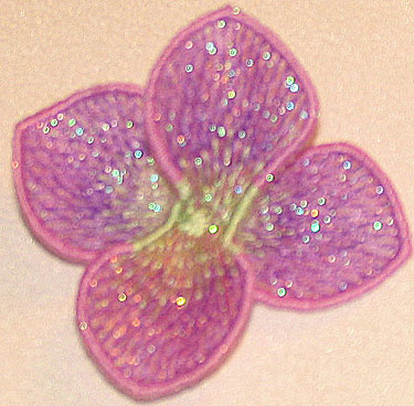 Embroidery Design: Erysimum 3D Flower small1.80" w X 1.49"h