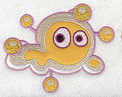 Embroidery Design: Germ E Applique3.10H x 3.84W