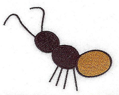Embroidery Design: Ant large 3.52w X 2.78h