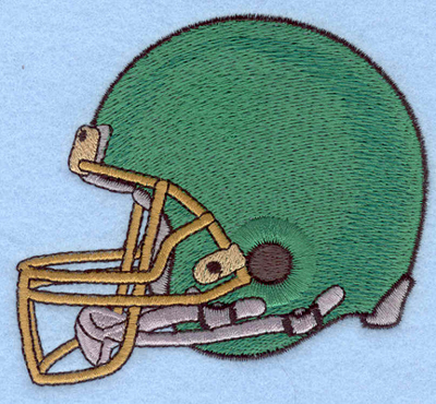 Embroidery Design: Football helmet3.84w X 3.49h