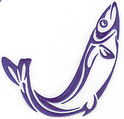 Embroidery Design: Game Fish 8 large 7.04w X 6.99h