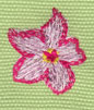 Embroidery Design: Heavenly Hibiscus 2 (small)0.97" x 1.13"