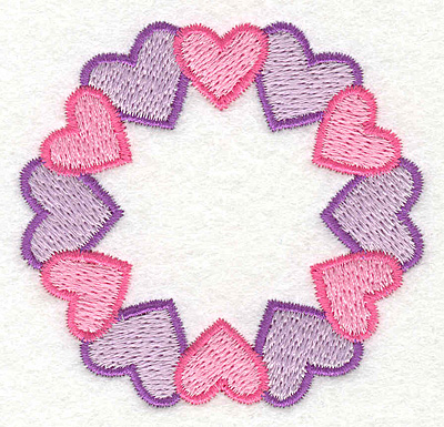 Embroidery Design: Heart Circle2.73w X 2.62h