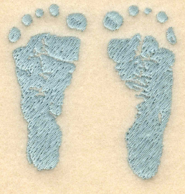 Embroidery Design: Foot prints2.62w X 2.54h