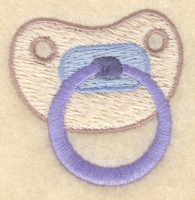Embroidery Design: Pacifier front view2.03"w X 2.05"h