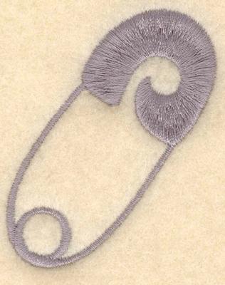 Embroidery Design: Diaper pin large2.09"w X 2.09"h