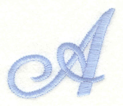 Embroidery Design: A upper case2.47w X 2.03h