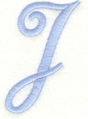 Embroidery Design: J upper case2.01w X 2.90h