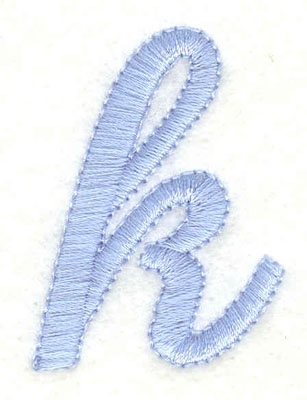 Embroidery Design: k lower case1.24w X 1.65h