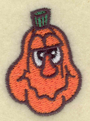 Embroidery Design: Sleepy pumpkin small 1.27w X 1.79h
