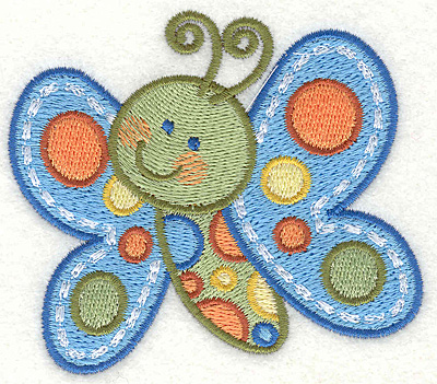 Embroidery Design: Butterfly 1  3.5" x 3.18"