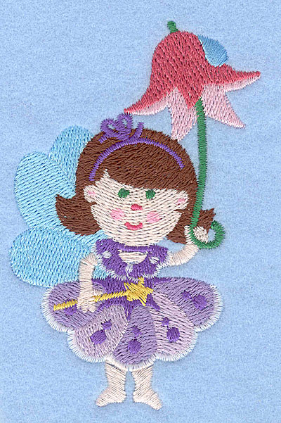 Embroidery Design: Fairy B3.97" x 2.96"