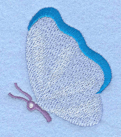 Embroidery Design: Butterfly side view2.50" x 2.15"