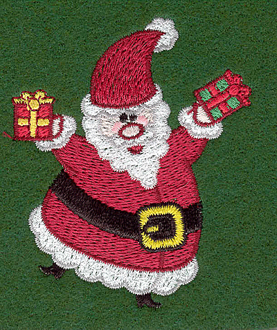 Embroidery Design: Santa with gifts2.66w X 3.21h