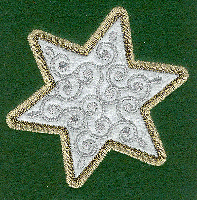 Embroidery Design: Star large 3.11w X 3.14h