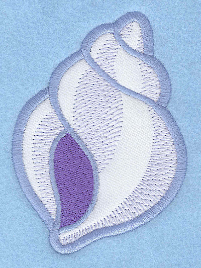 Embroidery Design: Seashell B applique2.83w X 3.90h