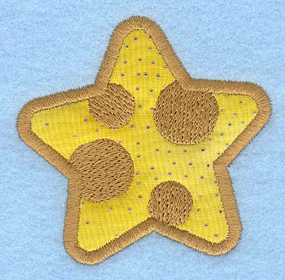 Embroidery Design: Star fish A applique 3.00w X 2.94h