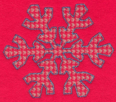 Embroidery Design: Snowflake J large5.25w X 4.45h