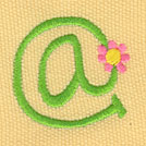 Embroidery Design: Ladybug Letters @ 1.49w X 1.45h