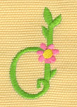 Embroidery Design: Ladybug Letters d1.02w X 1.87h