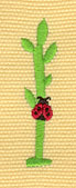 Embroidery Design: Ladybug Letters I  0.44w X 1.89h