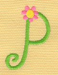 Embroidery Design: Ladybug Letters p1.29w X 1.85h