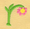 Embroidery Design: Ladybug Letters r 1.09w X 1.0h