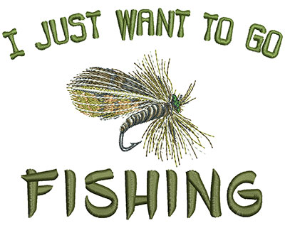 Embroidery Design: Fishing 1 5.82w X 4.40h