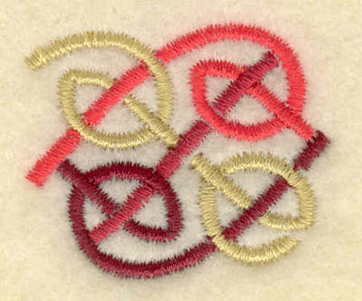 Embroidery Design: Small single four strand1.37w X 1.15h