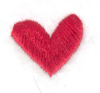 Embroidery Design: Hearts Mistletoe and swirls border 0.91w X 0.82h