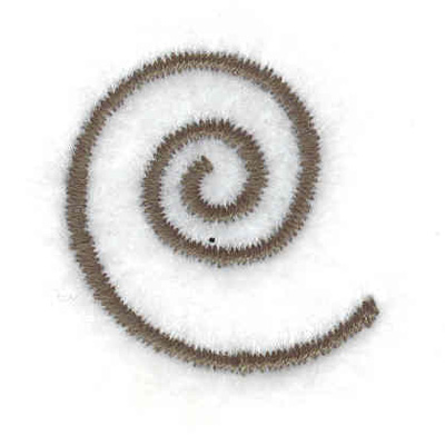 Embroidery Design: Swirl 0.98w X 1.02h