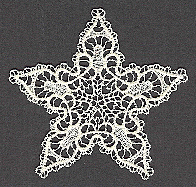 Embroidery Design: Star C large 4.90w X 4.67h