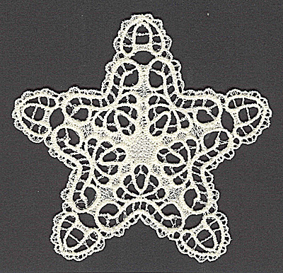 Embroidery Design: Star E large 4.95w X 4.74h