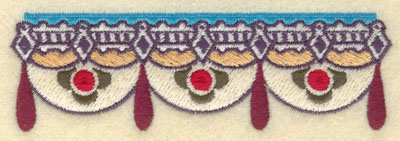 Embroidery Design: Egyptomania border5.01w X 1.54h