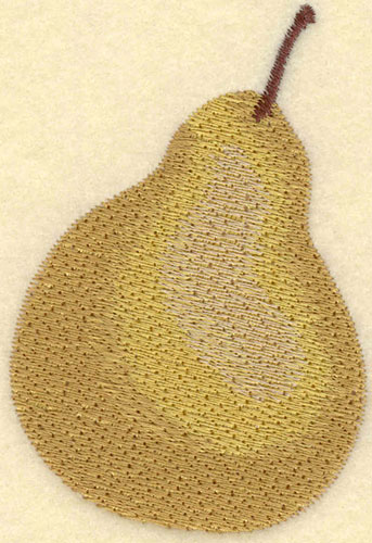 Embroidery Design: Single Pear Vertical2.37w X 3.51h